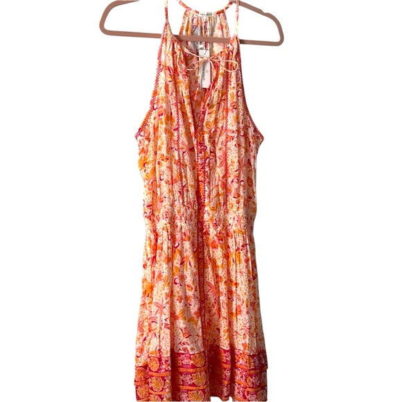 Poupette St Barth Carine Mini Dress in Pink Monaco - your Summer Must Have! - Picture 4 of 11